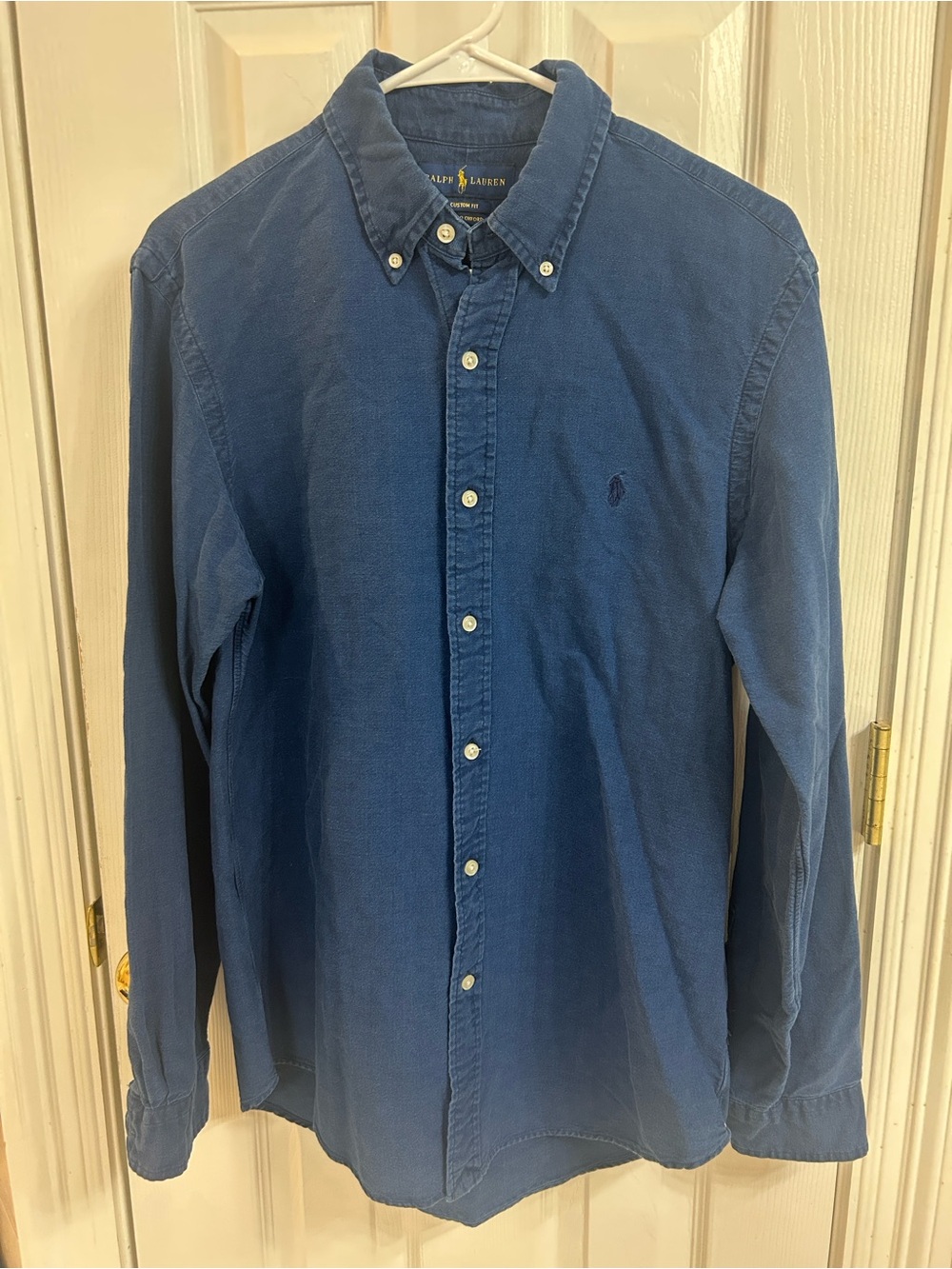 Polo by Ralph Lauren Custom Fit Indigo Oxford Button-Down Shirt